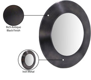 Sphere Iron Frame Mirror in Black - 66003Black-30M
