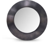 Sphere Iron Frame Mirror in Black - 66003Black-30M
