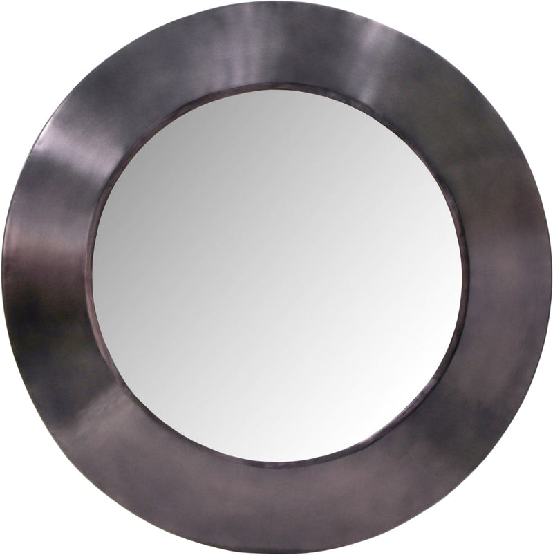Sphere Iron Frame Mirror in Black - 66003Black-36M