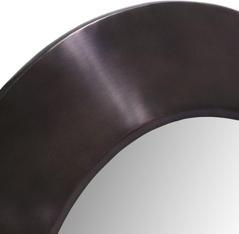Sphere Iron Frame Mirror in Black - 66003Black-36M