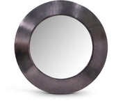 Sphere Iron Frame Mirror in Black - 66003Black-36M
