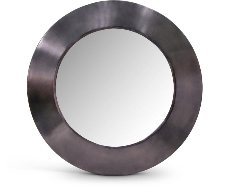 Sphere Iron Frame Mirror in Black - 66003Black-36M