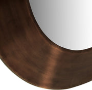 Sphere Iron Frame Mirror in Brown - 66003Brown-24M