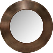 Sphere Iron Frame Mirror in Brown - 66003Brown-30M