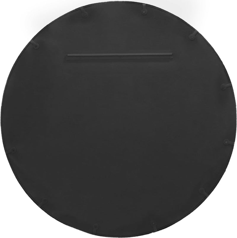 Sphere Iron Frame Mirror in Brown - 66003Brown-36M