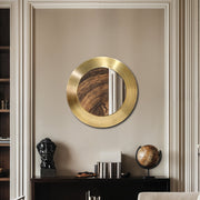 Sphere Iron Frame Mirror in Gold - 66003Gold-24M