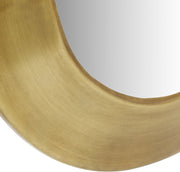 Sphere Iron Frame Mirror in Gold - 66003Gold-24M