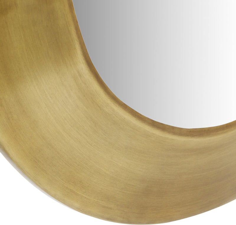 Sphere Iron Frame Mirror in Gold - 66003Gold-24M
