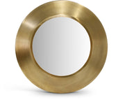 Sphere Iron Frame Mirror in Gold - 66003Gold-24M