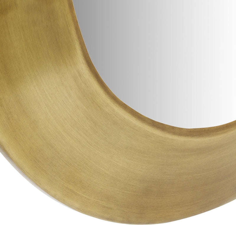 Sphere Iron Frame Mirror in Gold - 66003Gold-30M