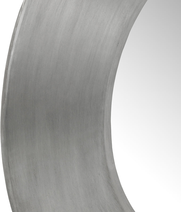 Sphere Iron Frame Mirror in Silver - 66003Silver-24M