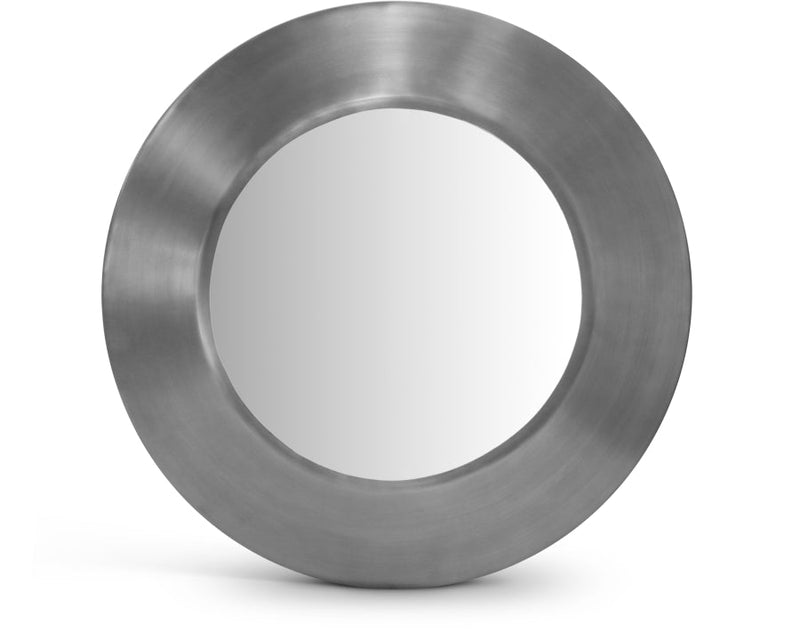 Sphere Iron Frame Mirror in Silver - 66003Silver-24M