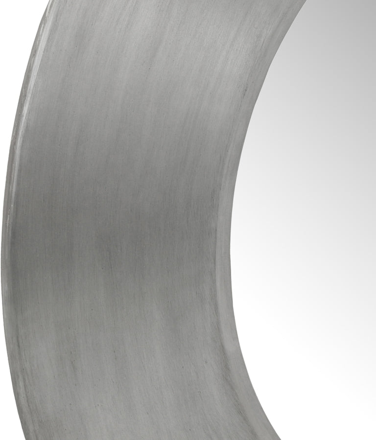 Sphere Iron Frame Mirror in Silver - 66003Silver-30M