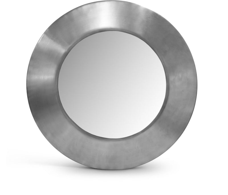 Sphere Iron Frame Mirror in Silver - 66003Silver-30M