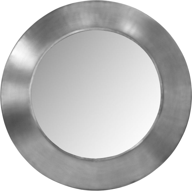 Sphere Iron Frame Mirror in Silver - 66003Silver-36M