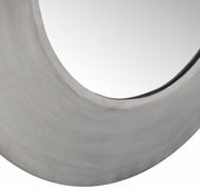 Sphere Iron Frame Mirror in Silver - 66003Silver-36M