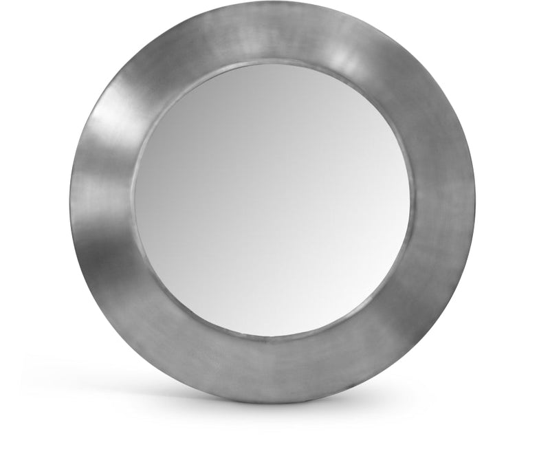 Sphere Iron Frame Mirror in Silver - 66003Silver-36M