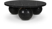 Spherical Marble Coffee Table in Black - 264Black-CT