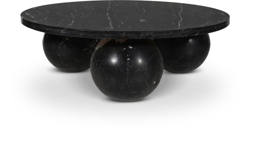 Spherical Marble Coffee Table in Black - 264Black-CT