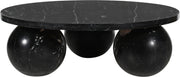 Spherical Marble Coffee Table in Black - 264Black-CT