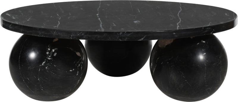 Spherical Marble Coffee Table in Black - 264Black-CT