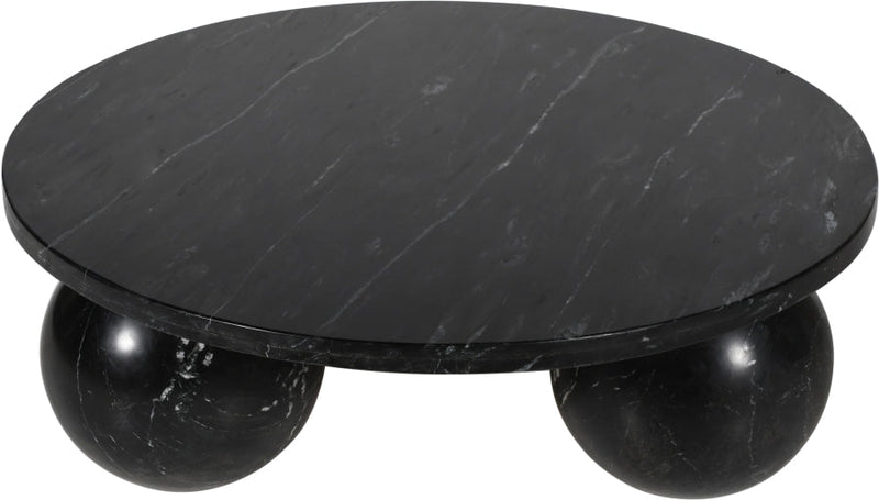 Spherical Marble Coffee Table in Black - 264Black-CT