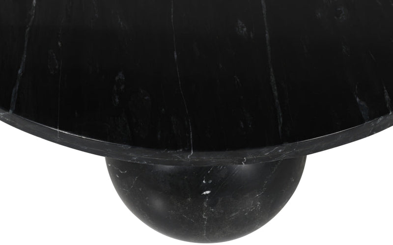 Spherical Marble Coffee Table in Black - 264Black-CT