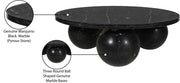 Spherical Marble Coffee Table in Black - 264Black-CT