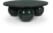 Spherical Marble Coffee Table in Green - 264Green-CT
