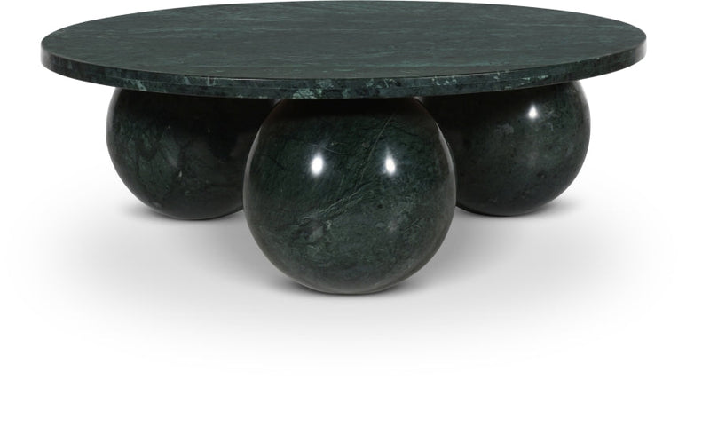 Spherical Marble Coffee Table in Green - 264Green-CT