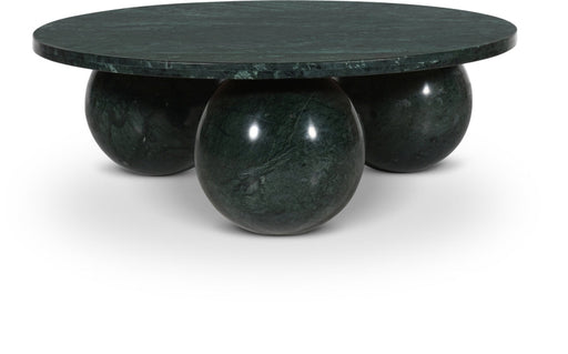 Spherical Marble Coffee Table in Green - 264Green-CT