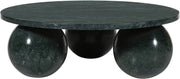 Spherical Marble Coffee Table in Green - 264Green-CT