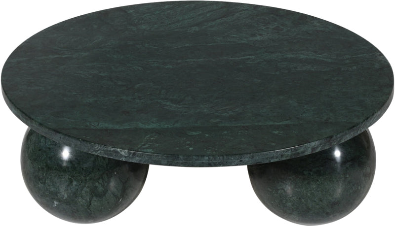 Spherical Marble Coffee Table in Green - 264Green-CT
