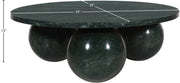 Spherical Marble Coffee Table in Green - 264Green-CT