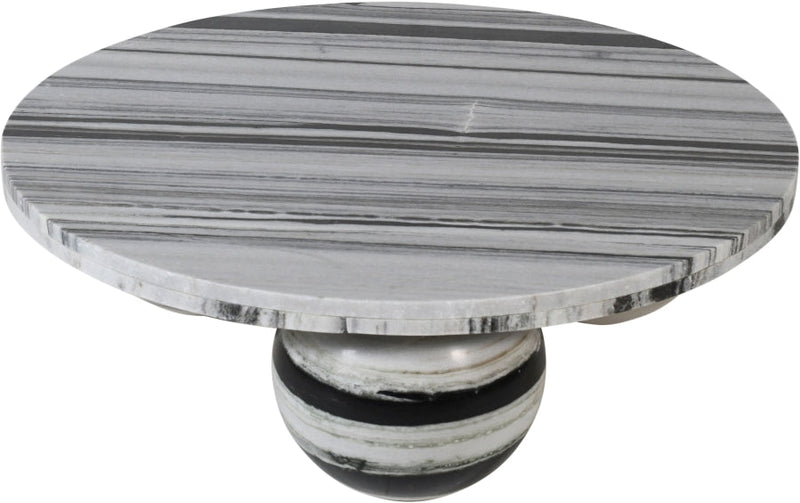 Spherical Marble Coffee Table in Panda - 264Panda-CT