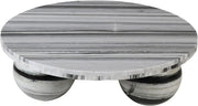 Spherical Marble Coffee Table in Panda - 264Panda-CT