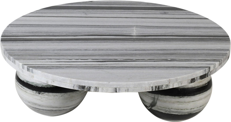 Spherical Marble Coffee Table in Panda - 264Panda-CT