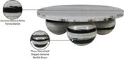 Spherical Marble Coffee Table in Panda - 264Panda-CT