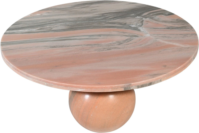 Spherical Marble Coffee Table in Pink - 264Pink-CT