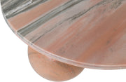Spherical Marble Coffee Table in Pink - 264Pink-CT