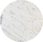 Spherical Marble Coffee Table in White - 264White-CT