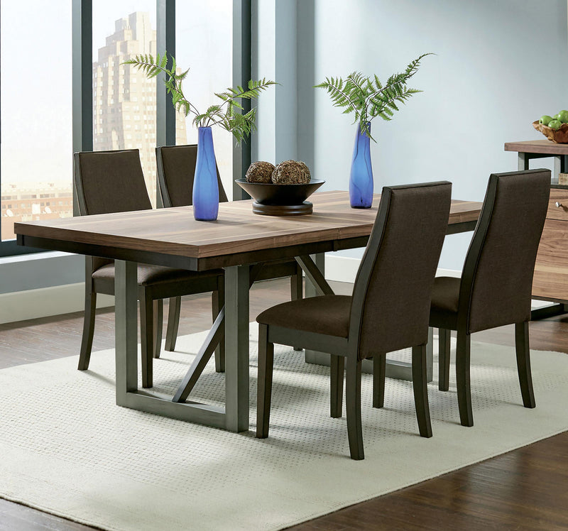 Spring Creek 5-piece Rectangular Dining Table Set Chocolate - 106581-S5