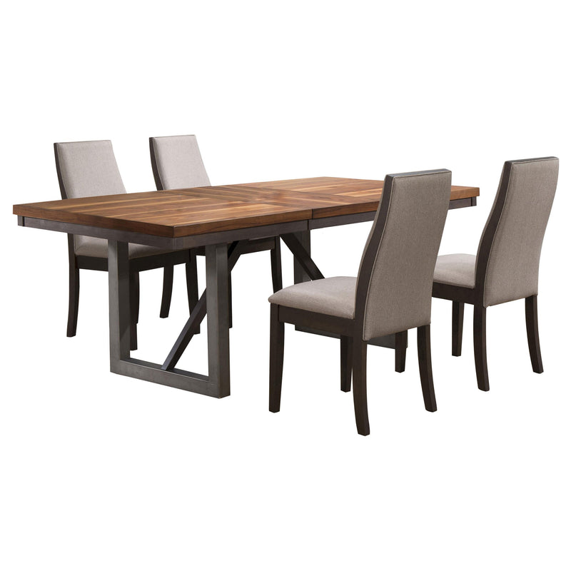 Spring Creek 5-piece Rectangular Dining Table Set Taupe - 106581-S5G