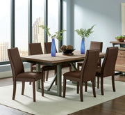 Spring Creek 7-piece Rectangular Dining Table Set Chocolate - 106581-S7