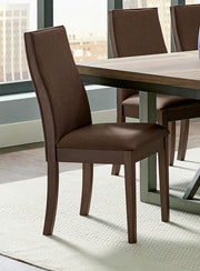 Spring Creek Upholstered Dining Chair Chocolate (Set of 2) - 106582