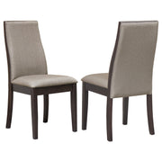 Spring Creek Upholstered Dining Chair Taupe (Set of 2) - 106583