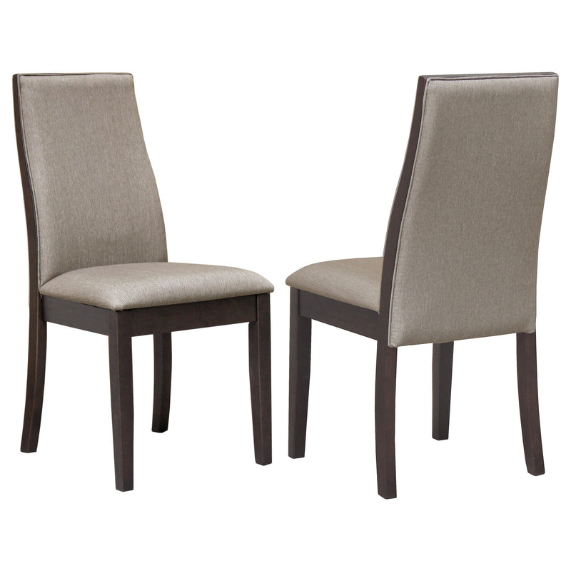 Spring Creek Upholstered Dining Chair Taupe (Set of 2) - 106583