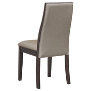 Spring Creek Upholstered Dining Chair Taupe (Set of 2) - 106583