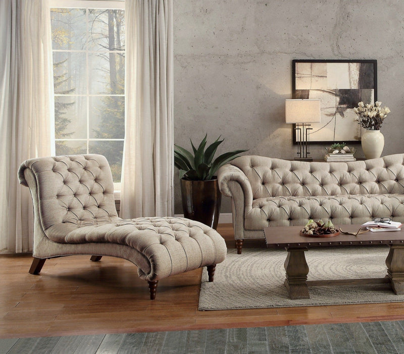 St. Claire Beige Chaise - Gate FurnitureChaise