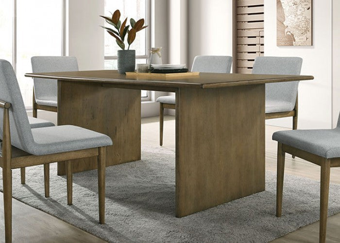 St Gallen Natural Tone/Light Gray Dining Table - CM3244NT-T